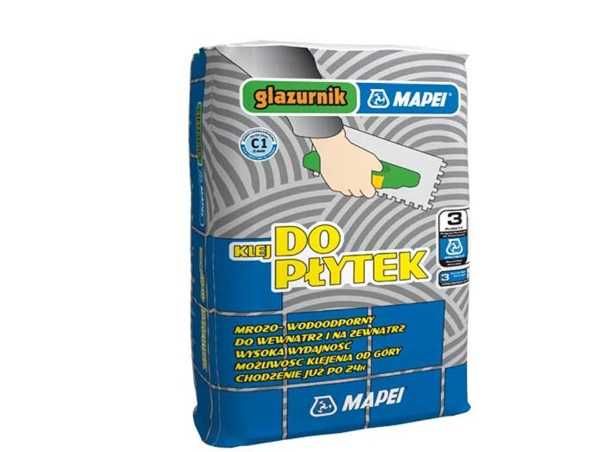 klej do płytek GLAZURNIK 25kg duża ilość