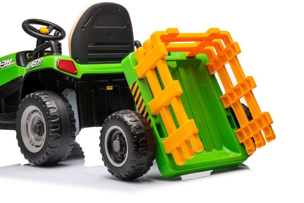 TRAKTOR Z PRZYCZEPKĄ na Akumulator | Światła LED | DUŻY | Pilot dla Rodzica | Najnowszy model HIT