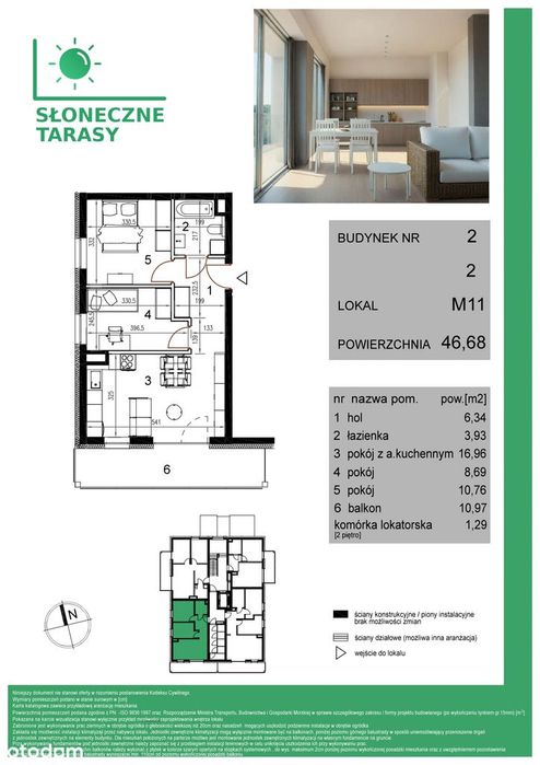Nowy apartament z tarasem-II piętro- "Słoneczne Tarasy" Prudnik