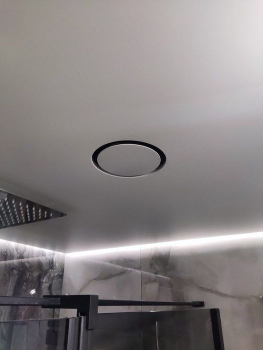 Тіньова магнітна решітка з вентилятором  на натяжні стелі гіпсокартон