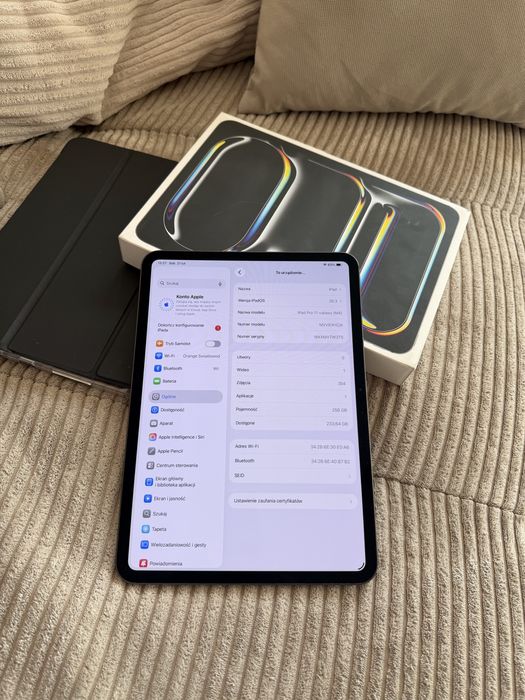Tablet Apple iPad Pro 11" (M4) 256GB Wi-Fi Zestaw Gwarancja