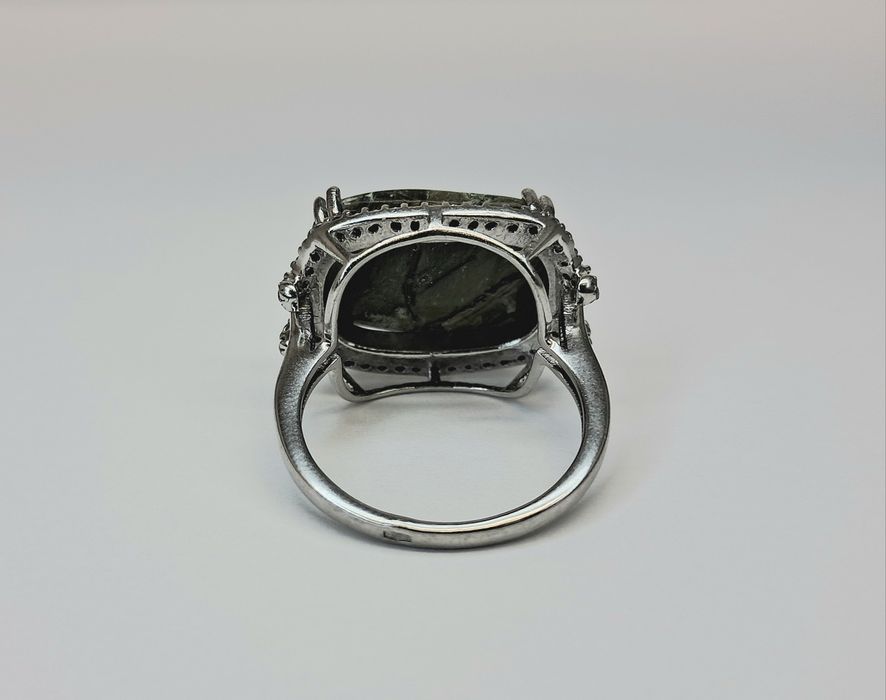 Серебряное кольцо 925 пробы с Серафинитом