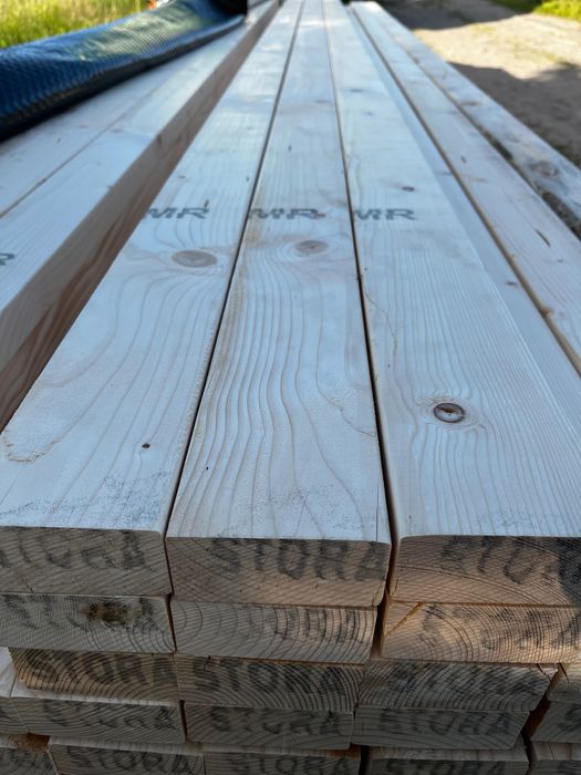 Kantówka strugana sucha 45 x 95 x 4,8 -5,1 -5,4m.
