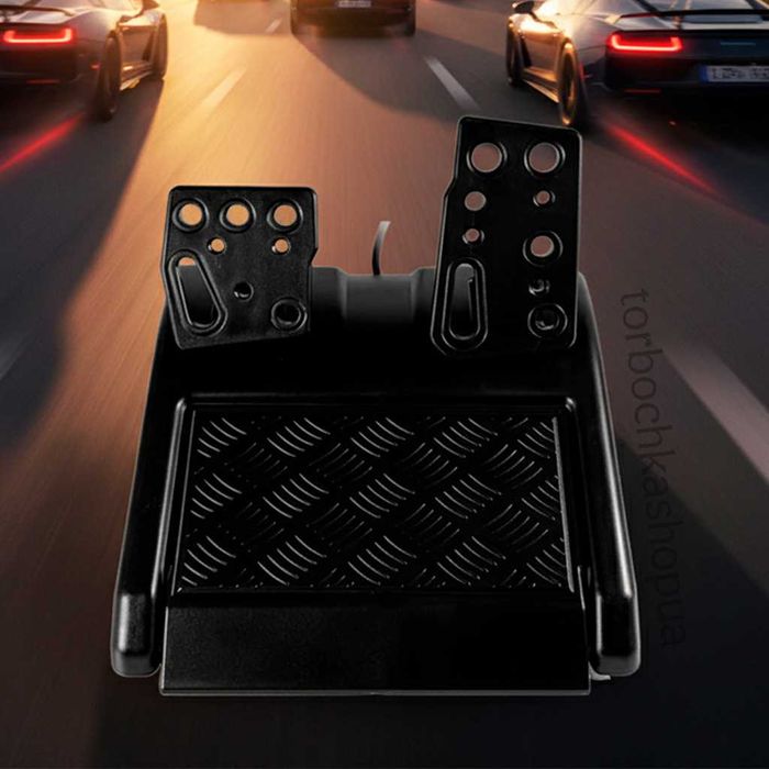 Кермо з педалями та коробкою передач для PS2 PS3 PC Вібро режим 28.5см