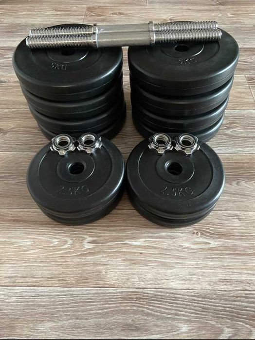 Гантелі розбірні 2 по 28 кг гантели разборные композитные 28 кг