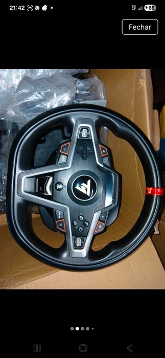 Volante +pedais Thrustmaster T 248