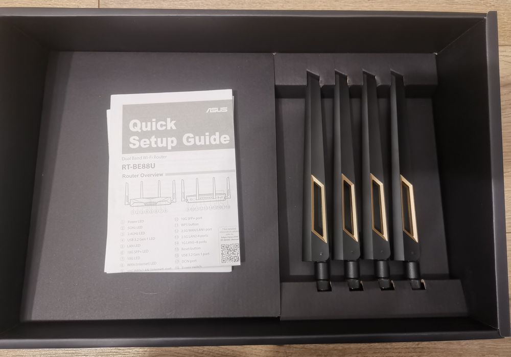 ASUS RT-BE88U WiFi 7 (BE7200 a/b/g/n/ac/ax/be)