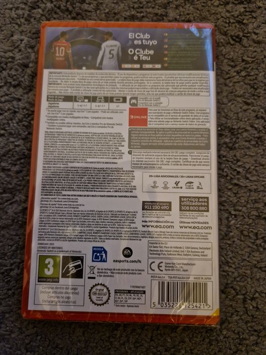 FC26 Switch 1 e 2 Selados + Mario Rabbids