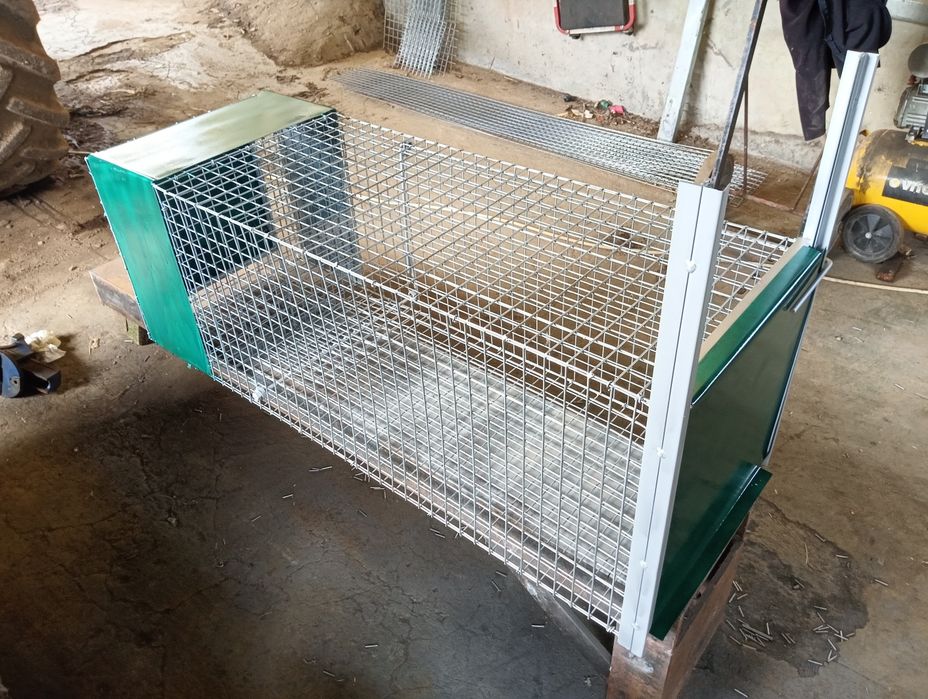 Gaiola captura com isco vivo