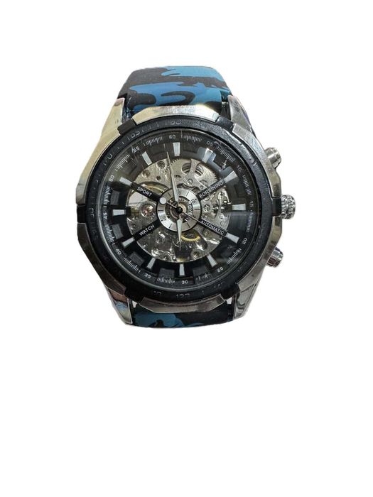 Zegarek męski Skeleton Forsining (Stainless Steel Back R3320)
