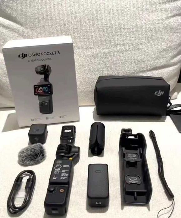 DJI Osmo Pocket 3 Creator Combo em perfeito estado — praticamente novo.