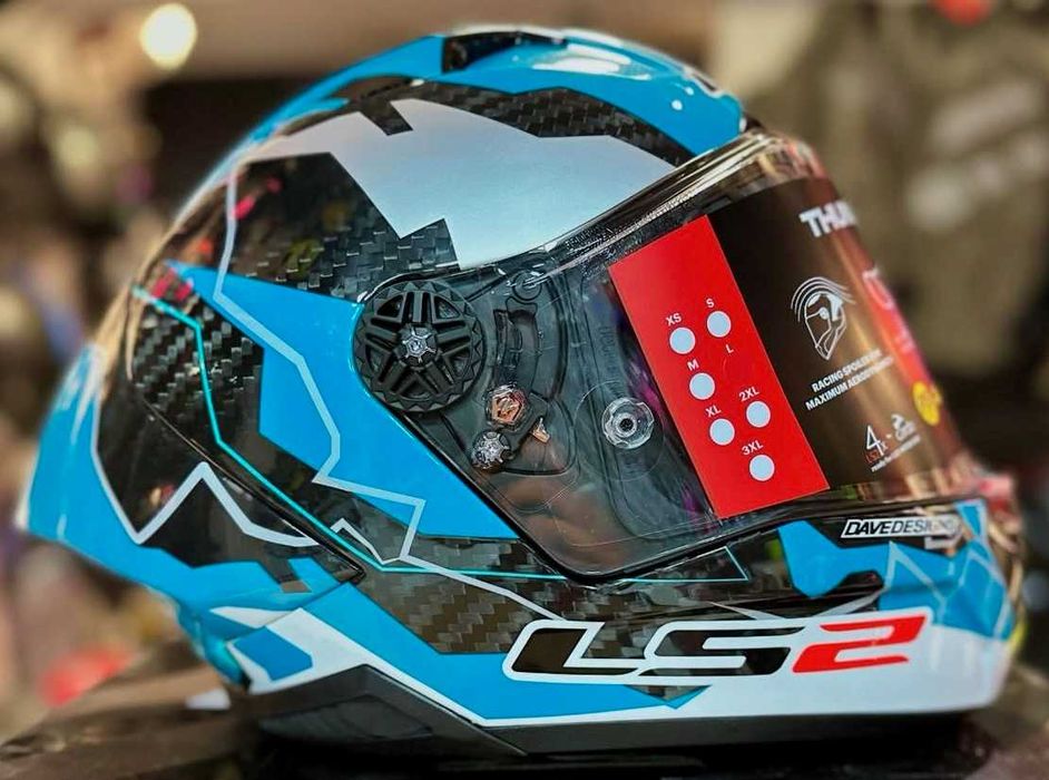 Capacete NOVO LS2 Thunder GP Aero (46% DESCONTO) Extras. Em M, L e XL