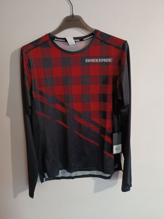 Koszulka rowerowa Race Face Diffuse LS damska M