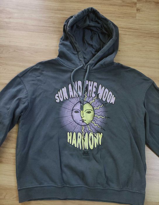 Szara bluza z kapturem H&M roz. M