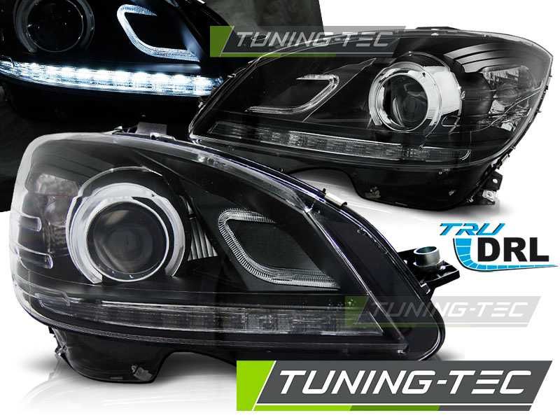 Передние фары фонари Mercedes W204 Мерседес В204 07-10р пара 	LPME89