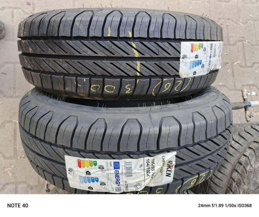 Nowe opony letnie Riken 195/65/16c 23r