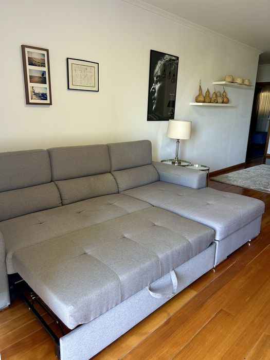 Sofá-cama de casal ( c/ chaise longue)