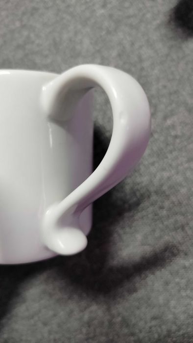 Kubeczki serca na walentynki białe 2 sztuki