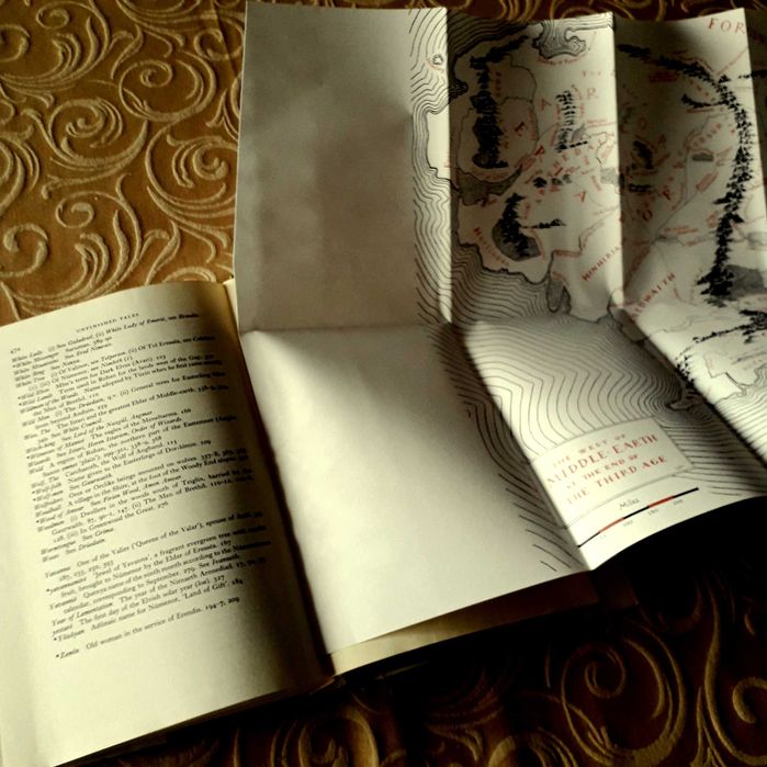 J R R Tolkien - Unfinished Tales - 1st edition USA 1980