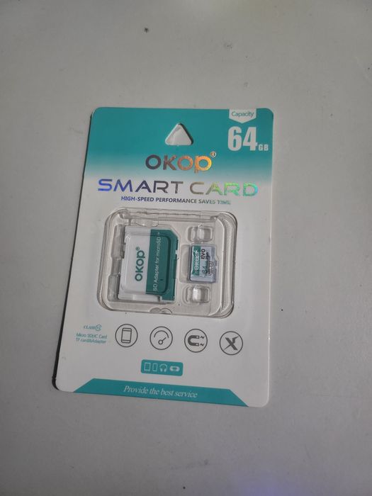 Karta pamięci OKOP 64GB + adapter SD