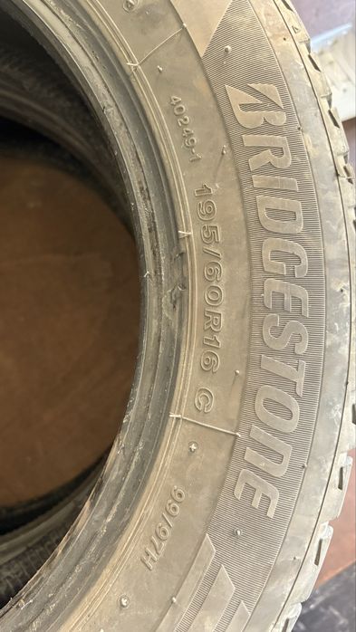 195/60 R16C BRIDGESTONE całoroczne  dot 0723 4szt