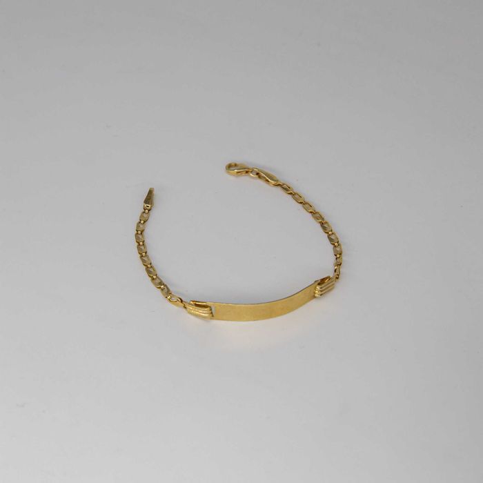 Złota bransoletka 585 2,05gram 14cm GRAWER dziecięca Nowa PEŁNA