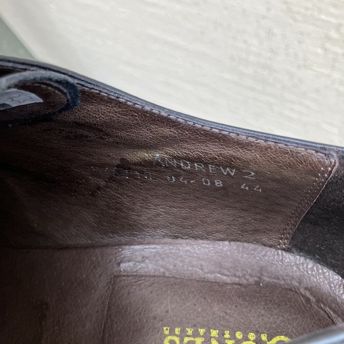 Мужские класические кожаные туфли, р43-43,5, Италия