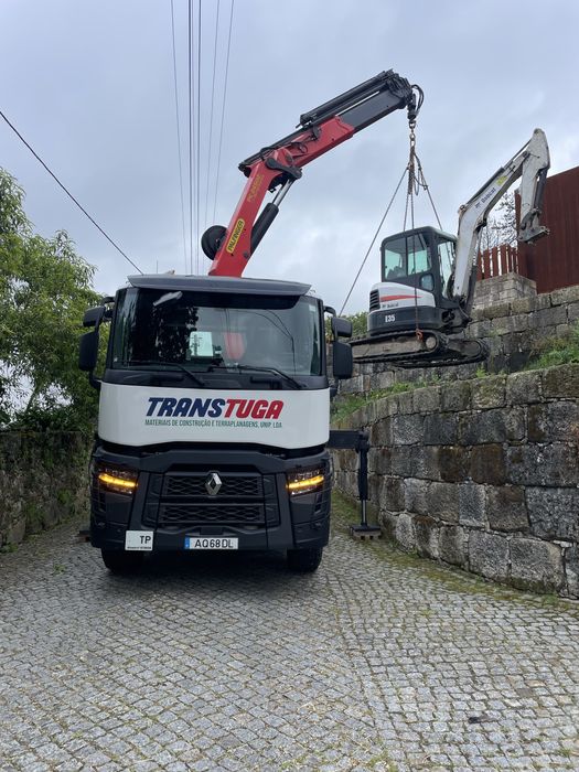 Aluguer Camião Grua 20M C/Rampa