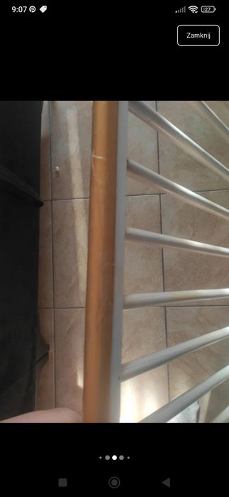 Łóżeczko drewniane 60x120
