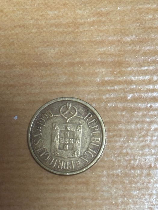 Moeda de 5$00 de 1990