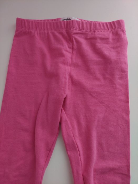 Różowe nowe legginsy Sinsay 2-3l 92-98cm