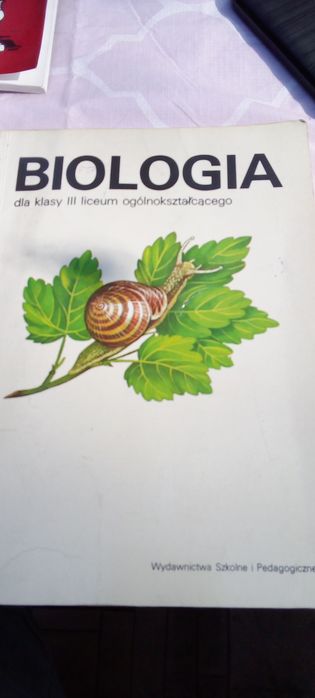 Biologia dla klasy 3 liceum ogólnokształcącego