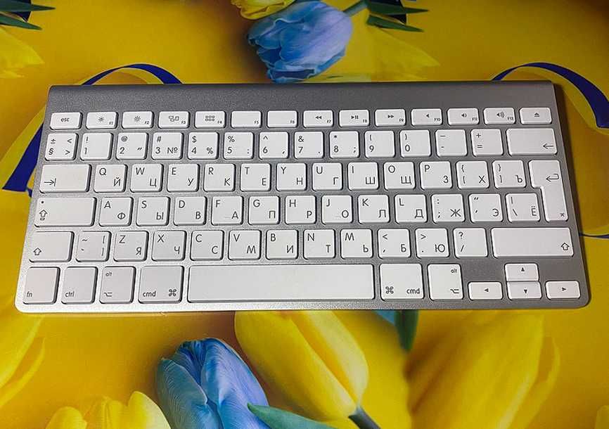 Клавиатура Apple Magic keyboard a1314 wireless silver как новая: 1 299 ...