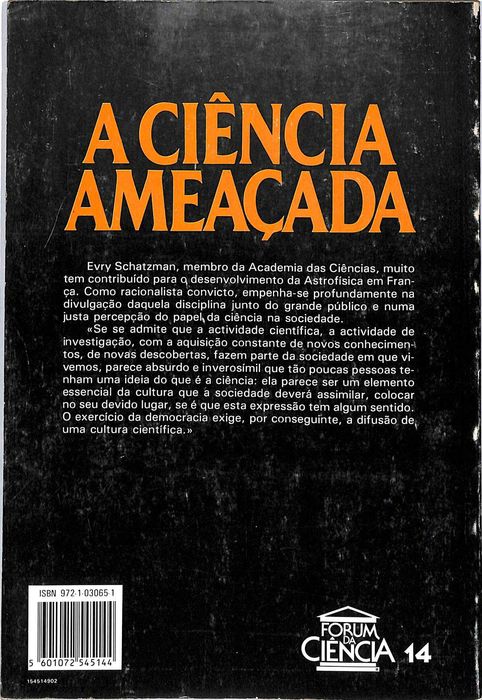 "A Ciência Ameaçada" de Evry Schatzman