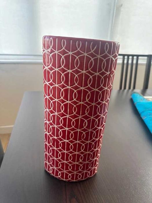 Jarro/Vaso decorativo Vermelho - Area