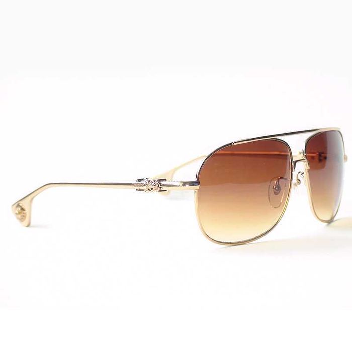 Очки Chrome Hearts SS DK HAND GOLD BROWN - Магазин брендовых очков