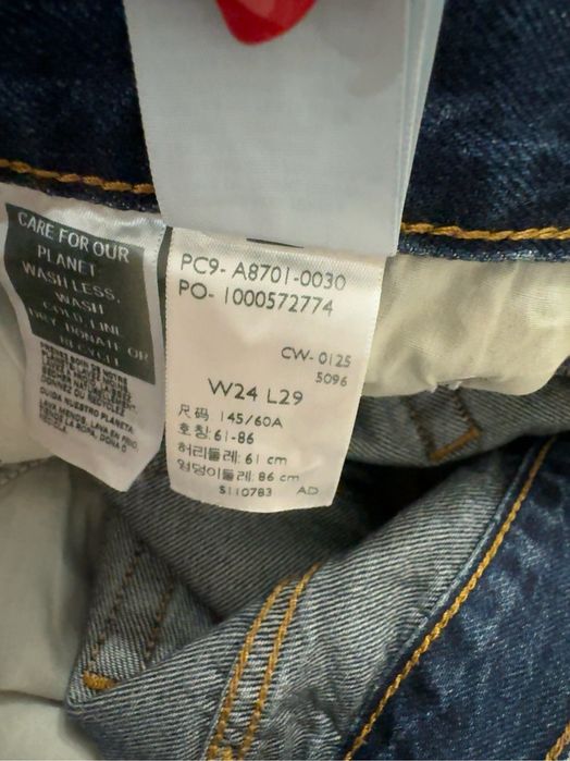 Джинси Levi’s темно сині прямі