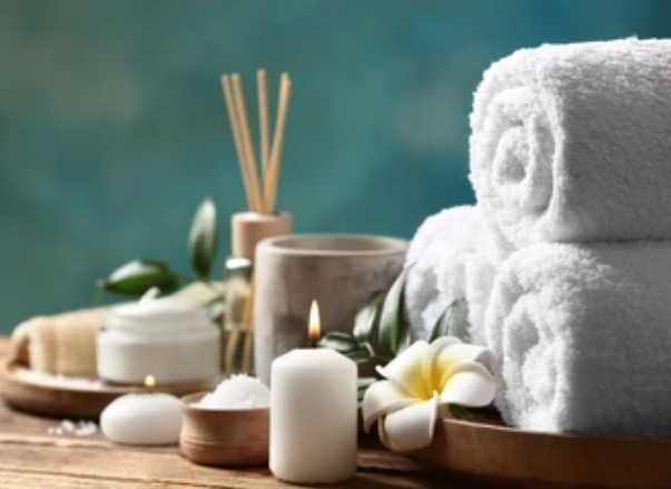 Massagem relaxante .Saude e bem estar.