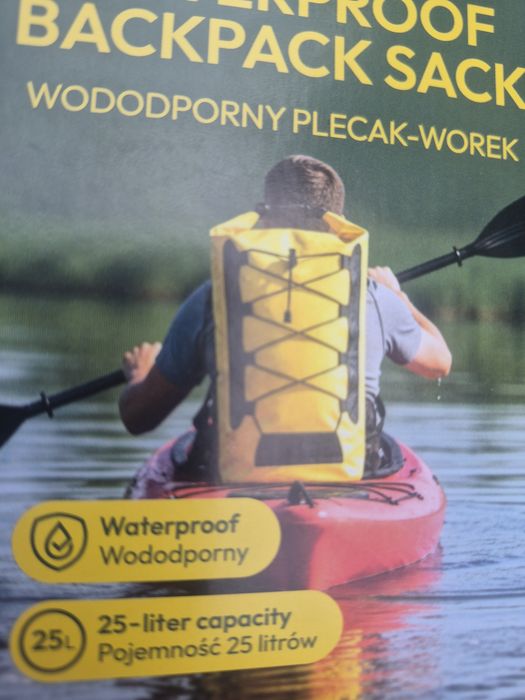 Wodoodporny plecak worek 25 L