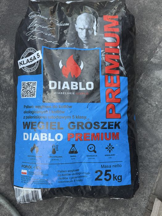 Węgiel groszek Diablo Gold