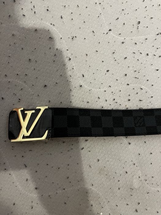 czarny pasek louis vuitton nowy 110cm