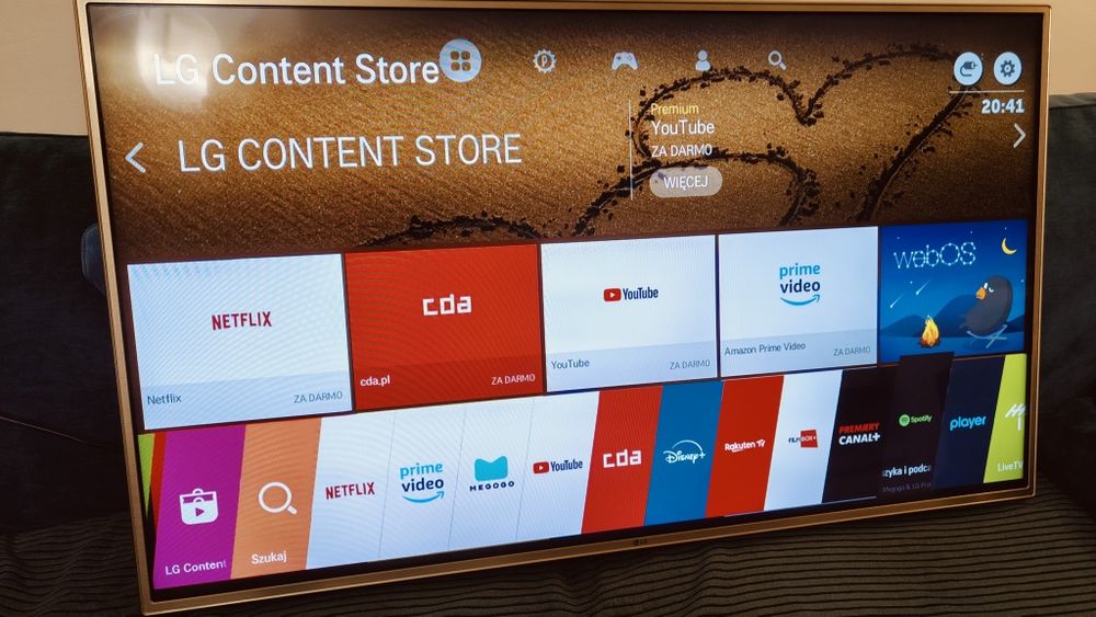 Smart tv 49cali z Wi-Fi i DVB-T2 matryca 100hz