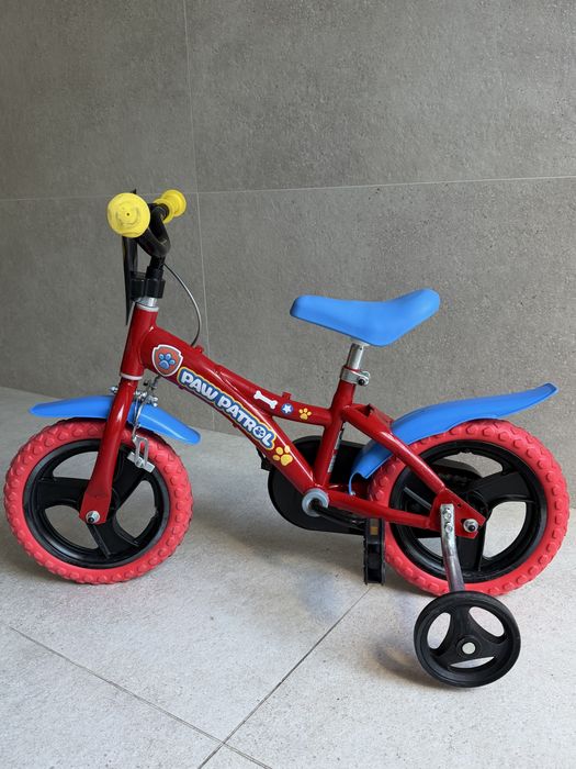 Bicicleta Infantil Vermelha The Paw Patrol 12''