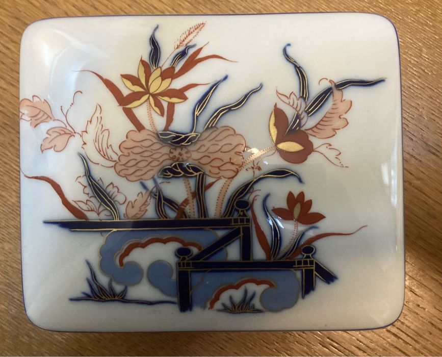 Caixa Americana Vista Alegre decoração Imari