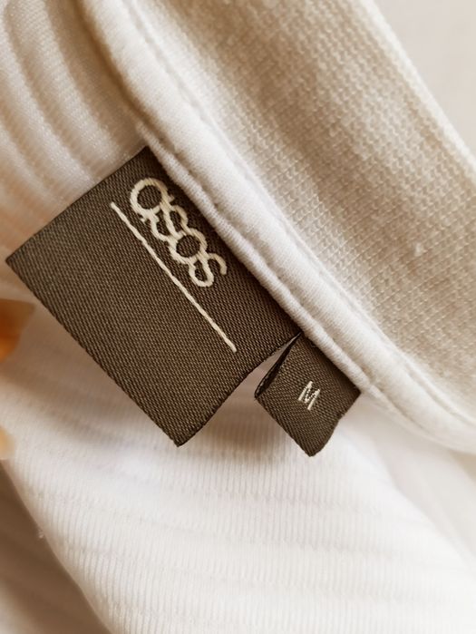 Sg Biała bluza męska M  , rozsuwana bluza męska M ASOS