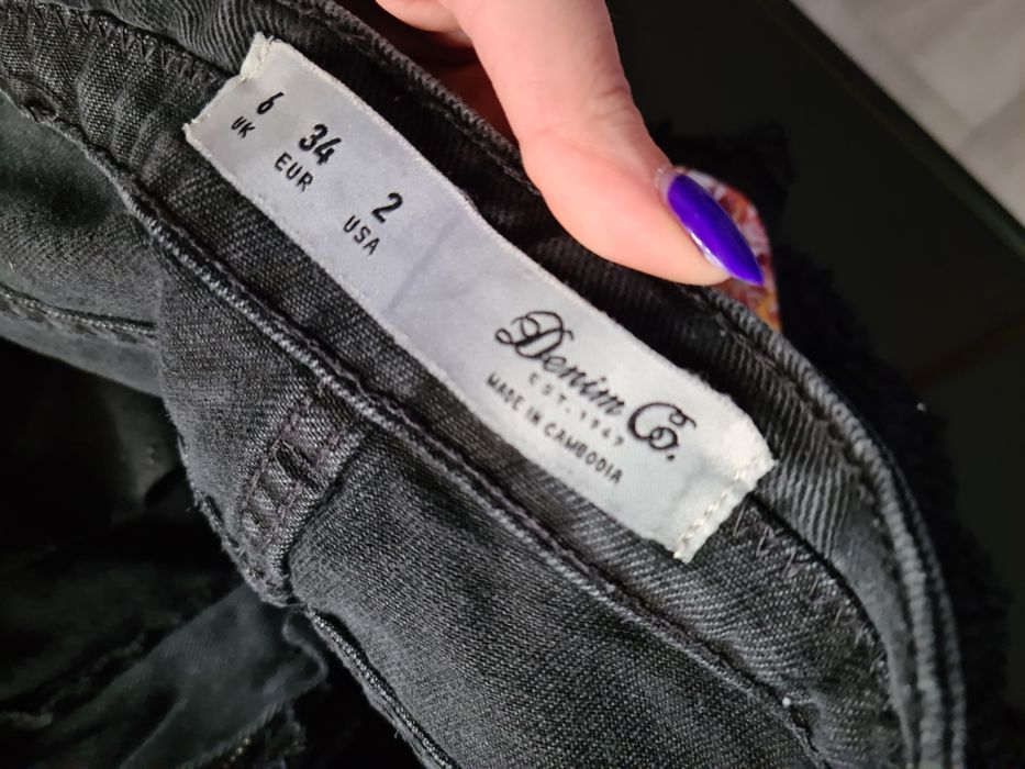 Krótkie spodenki jeans