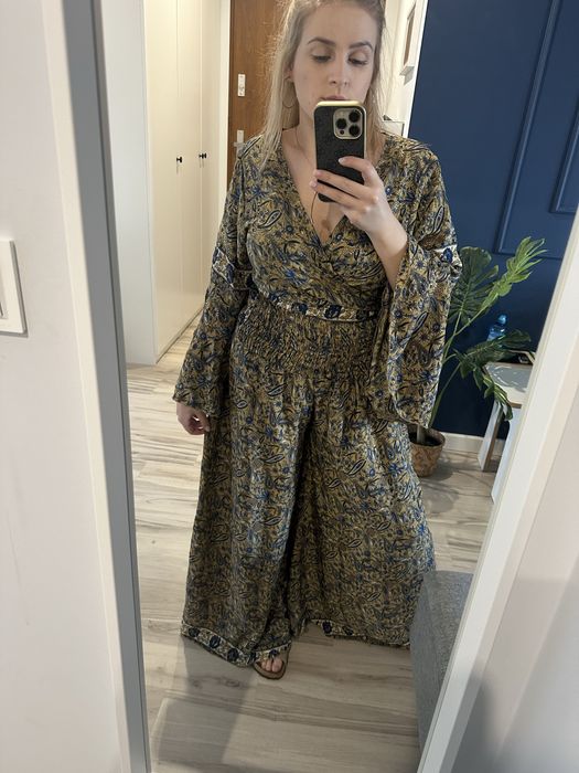 Komplet jedwabny nowy