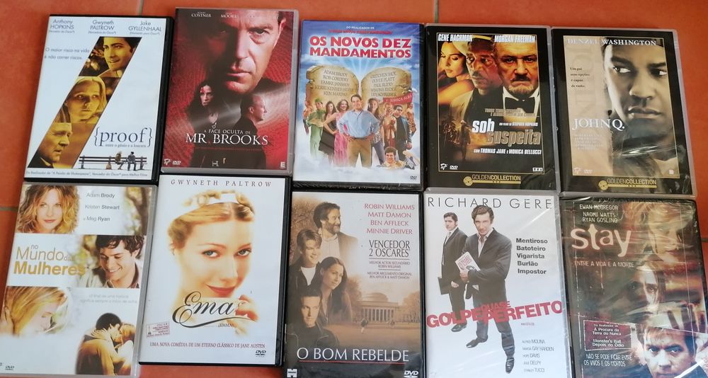 DVD novos alguns ainda com o plástico