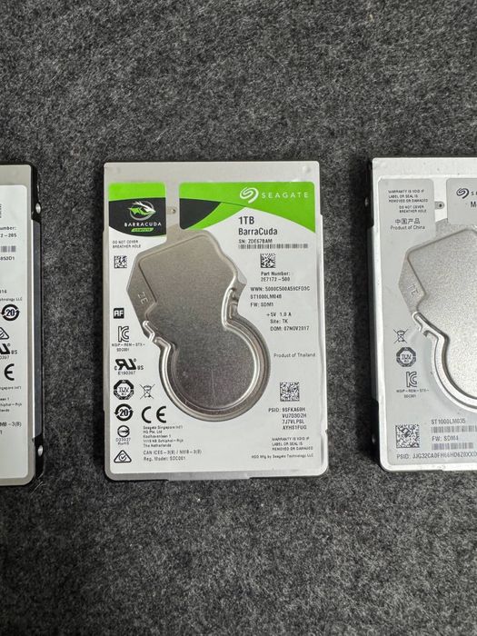 Жорсткі диски HDD 1TB для ноутбуків та ПК — в робочому стані