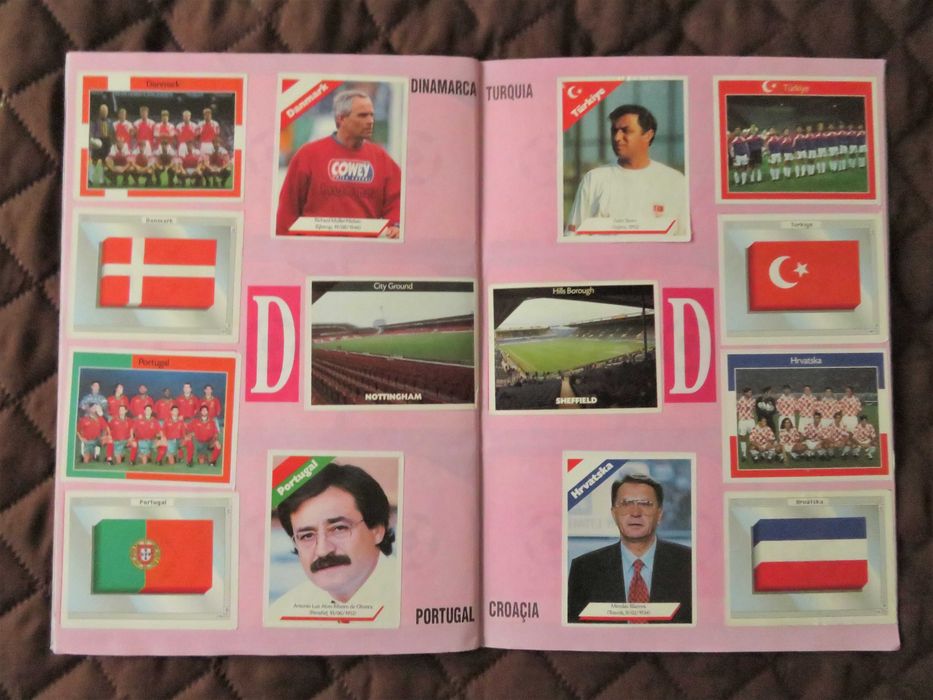 Caderneta EUROCUP 96